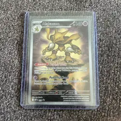 Pokemon MEP 009 - Black Star Promo Alakazam Full Art - NM - Image 1