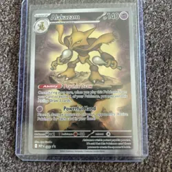 Pokemon MEP 009 - Black Star Promo Alakazam Full Art - NM - Image 2