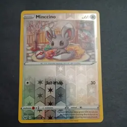 Minccino Common SWSH01: Sword & Shield Base Set #146/202 NM Pokemon TCG - Image 2
