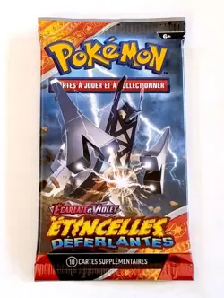 BOOSTER 10 CARTES POKEMON ETINCELLES DEFERLANTES EV08 FR NEUF SCELLE PONDRALUGON - Image 1