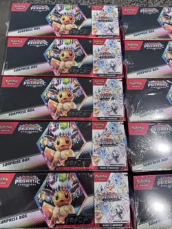 Pokemon Prismatic Evolutions Surprise Box & Booster Bundle Sealed - Image 2