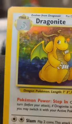 1999 Pokemon TCG Dragonite Fossil 4/62 Holo Unlimited - Image 5