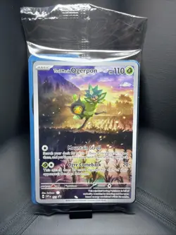 Teal Mask Ogerpon 123 Sv: Scarlet & Violet Promo Cards Holo - SEALED - Image 1