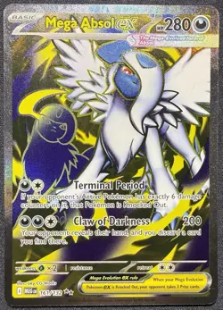 Pokemon TCG Mega Absol EX 161/132 Mega Evolutions Ultra Rare Card - Image 1
