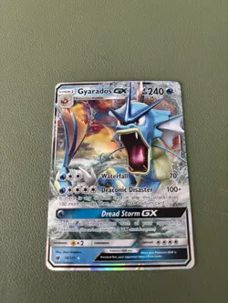Pokemon Gyarados GX 18/111 SM-Crimson Invasion Ultra Rare Holo Card - MP - Image 1