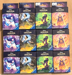 Disney Lorcana Deck Sleeves Lot Of 12 NIP (65 Card Sleeves Per Box) - Image 1