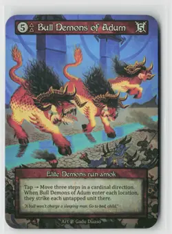 Sorcery Contested Realm Beta Bull Demons Of Adum x1 NM Elite - Image 1