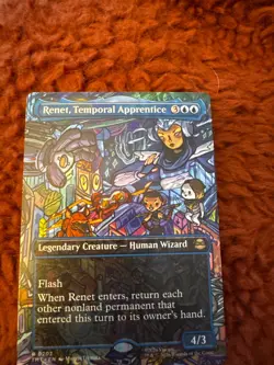 Renet, Temporal Apprentice - Borderless Teenage Mutant Ninja Turtles MTG - Image 1