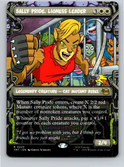 Magic Showcase Sally Pride, Lioness Leader Teenage Mutant Ninja Turtles MTG - Image 1