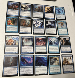 MTG EDH Deck Builder Pack. Mono-Blue Interaction. Bounce, Tap, Counter, Shuffle - Image 1