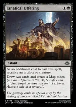 [MTG] Fanatical Offering (0105) (LCI) LP-HP - Image 1