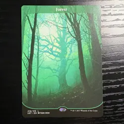 Forest Full Art Regular MTG Unstable #216 LP - Image 1
