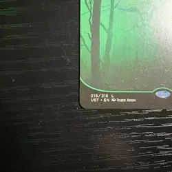 Forest Full Art Regular MTG Unstable #216 LP - Image 4