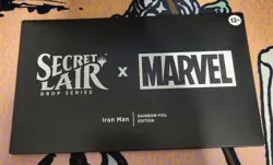 MTG Secret Lair x Marvel Iron Man Rainbow Foil Sealed - Image 1
