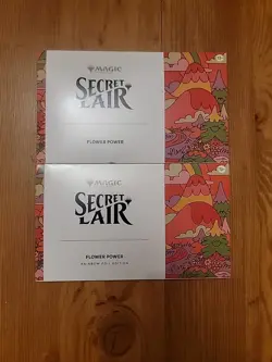 Flower Power MTG Secret Lair Chaos Vault Foil AND Non Foil - Sealed NEW IN HAND - Image 1