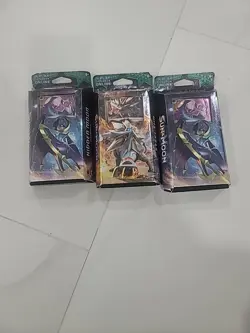 3 Pokemon TCG Sun & Moon Guardians Rising Hidden Moon Theme Deck (Lunala) - Image 1