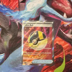 Ultra Ball 264/217 Ultra Rare Mega Evolutions Ascended Heroes Pokemon TCG - Image 1