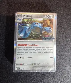 Pokemon SEALED Metang SVP 090 Temporal Forces Build-n-Battle Prerelease Pack - Image 1