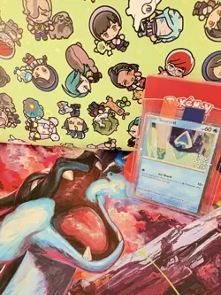 Pokemon Snorunt 037/182 Holiday Calendar 2024 Snowflake Stamp Cosmos Holo NM - Image 1