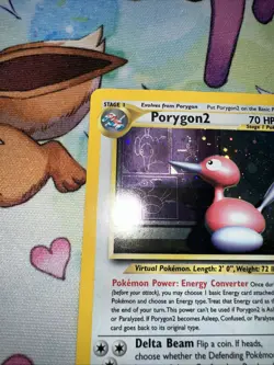 Pokemon TCG Porygon2 Neo Revelation Holo Rare Card 12/64 - Image 3