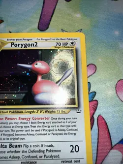 Pokemon TCG Porygon2 Neo Revelation Holo Rare Card 12/64 - Image 4