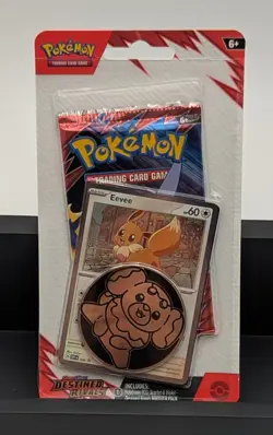 9 Sealed Eevee Promo Blister Packs Pokemon TCG Destined Rivals Scarlet Violet - Image 1
