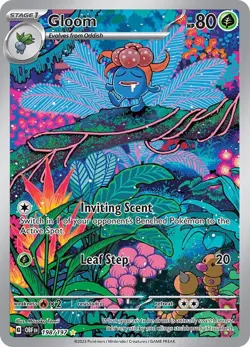 Pokemon TCG: OBSIDIAN FLAMES (English) GLOOM Illustration Rare 198/197 - Image 1