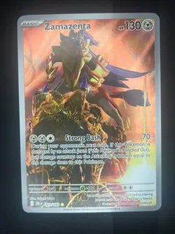 Pokemon: Zamazenta Illustration Rare 201/182 Destined Rivals - Image 1