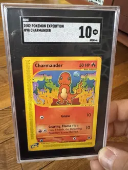 2002 Pokemon Expedition Charmander #98 SGC Gem Mint 10 - Image 1
