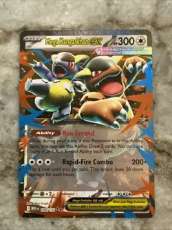 Pokemon TCG Mega Evolution Mega Kangaskhan EX 104/132 Double Rare NM - Image 1