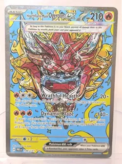 Pokemon TCG-Hearthflame Mask Ogerpon ex 148/131 SIR Sv: Prismatic Evolutions NM - Image 1