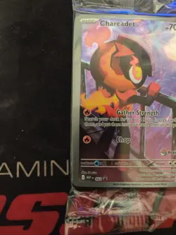 Charcadet 022 Pokemon Center Stamped Promo SEALED NM - Image 4