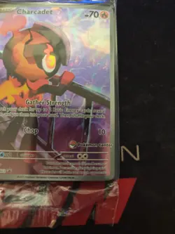 Charcadet 022 Pokemon Center Stamped Promo SEALED NM - Image 5