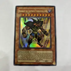 Yugioh Exodius The Ultimate Forbidden Lord JUMP-EN025 Ultra Rare - LP - Image 1