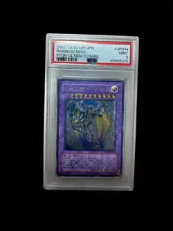 Yu-Gi-Oh RAINBOW NEOS PSA9 ULTIMATE RARE PTDN-JP044 Japanese - Image 1