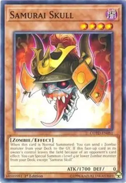 1x Samurai Skull - Unlimited NM Eng YuGiOh - Code of the Duelist - Image 1