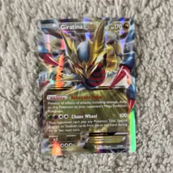 Pokemon Giratina EX Ultra Rare Full Art Holo XY Ancient Origins 57/98 TCG Card - Image 1