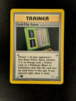 Card-Flip Game (Goldenrod Game Corner) 92/111 Neo Genesis 1st Edition - Image 1
