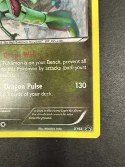 Rayquaza XY64 XY Promos Pokemon Card Cosmos Holo Foil Rare LP+ - Image 5