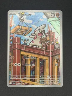 Timburr 125/086 Black Bolt Pokemon Card - Image 1