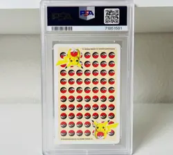 1998 Pokemon PSA 10 Weepinbell Stadium 3D Poker Playing Card Yellow Queen Hearts - Image 2