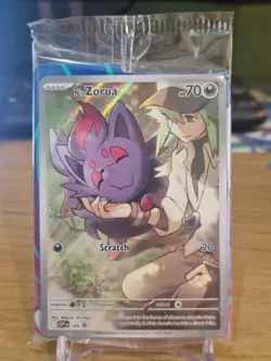 N's Zorua 189 Pomo Card Pokemon TCG Journey Together Brand New, Sealed Pack - Image 1