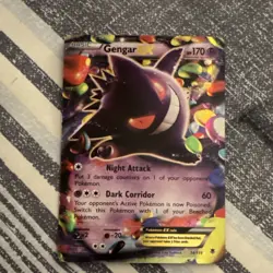 Pokemon Gengar EX Ultra Rare Holo XY Phantom Forces 34/119 170 HP Card - Image 1
