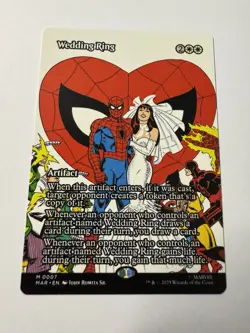 Wedding Ring (Borderless) ✅ Spiderman ✅ Magic (mtg) - Image 1