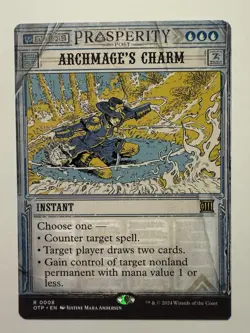 MTG - Outlaws of Thunder Junction OTP Breaking News NM - Archmage's Charm - Image 1