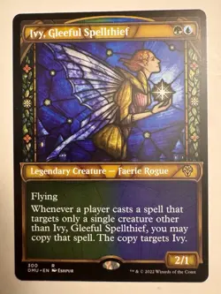 1x Ivy, Gleeful Spellthief - Showcase NM-Mint, English Dominaria United MTG Magi - Image 1
