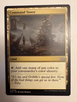 Command Tower 0096 Commander: Duskmourn: House of Horror DSC MTG Magic - Image 1