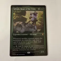 Near Mint x 1 Selvala, Heart of the Wilds - Foil Etched Commander Masters CEDH - Image 1