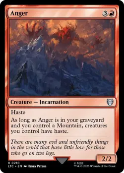 NM Anger, MTG, Lord of the Rings, Magic the Gathering, 210 - Image 1