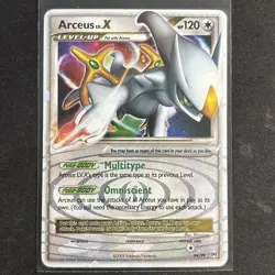Arceus LV.X 94/99 AR Rare LV.X Arceus Holo Pokemon - Image 1
